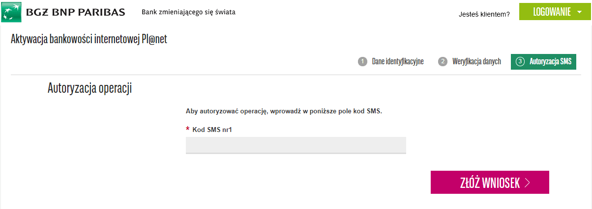 Aktywacjaplanet Bnp Paribas Bank Polska S A