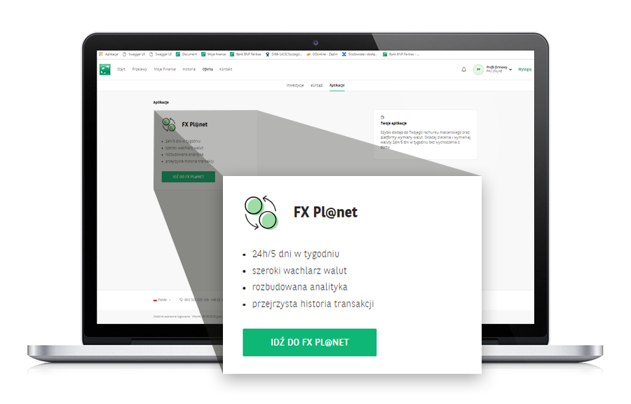 Dostęp do FX Planet w GOonline