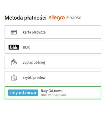 Limit Odnawialny Allegro Bnp Paribas Bank Polska S A
