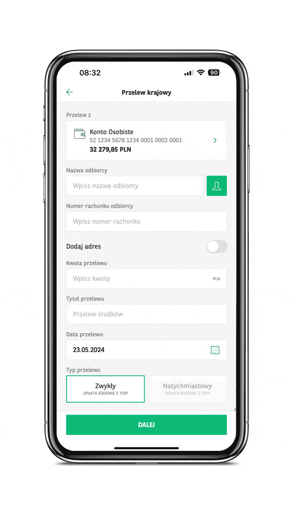 przelew krajowy