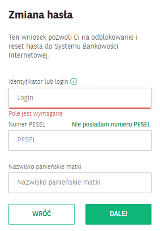 zmiana hasła bnp paribas