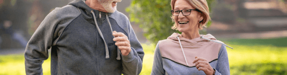 szczęśliwa para seniorów