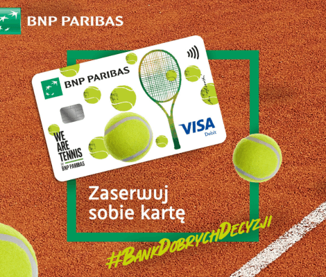 karta tenisowa visa w banku bnp paribas