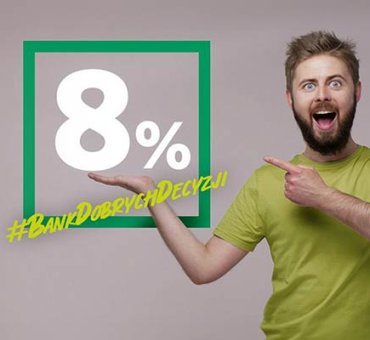 Jak oszczędzać, to z zyskiem! 8% na koncie oszczędnościowym