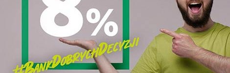 Jak oszczędzać, to z zyskiem! 8% na koncie oszczędnościowym