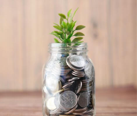 słoik na oszczędności