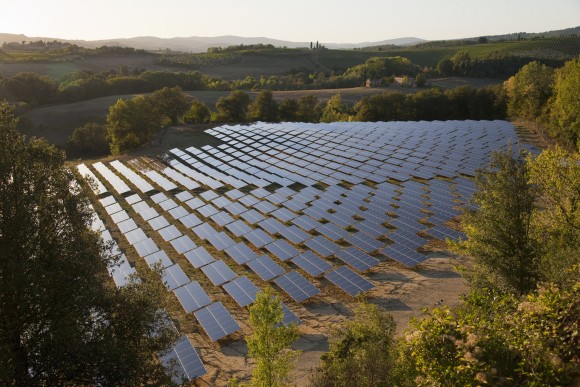 Elektrownia słoneczna.