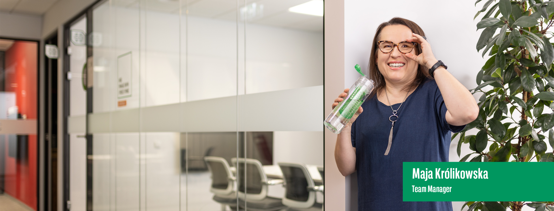 Maja, pracownik banku z obszaru IT Architektura.