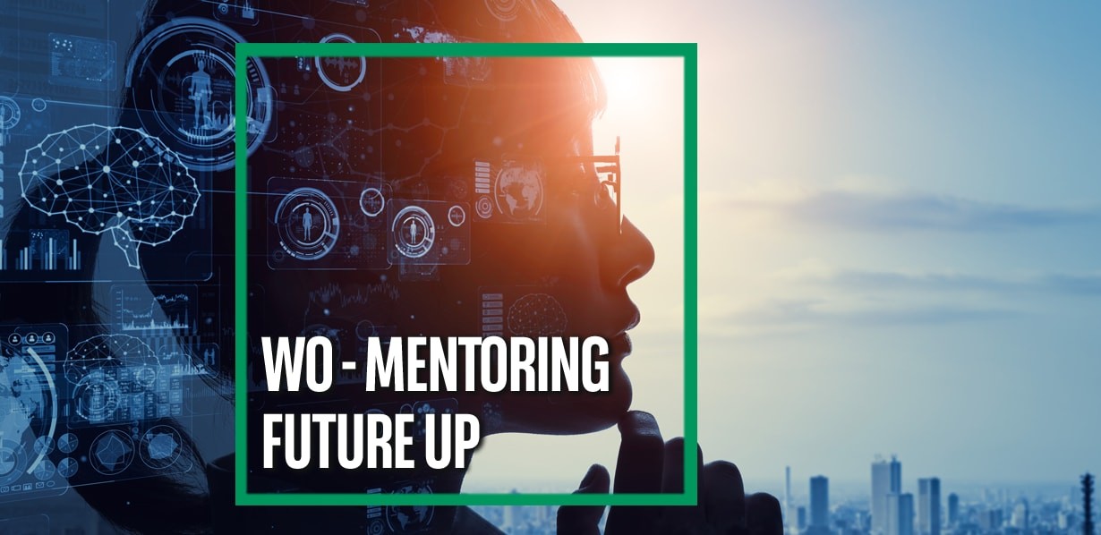Program bankowy Wo-mentoring Future UP logo.