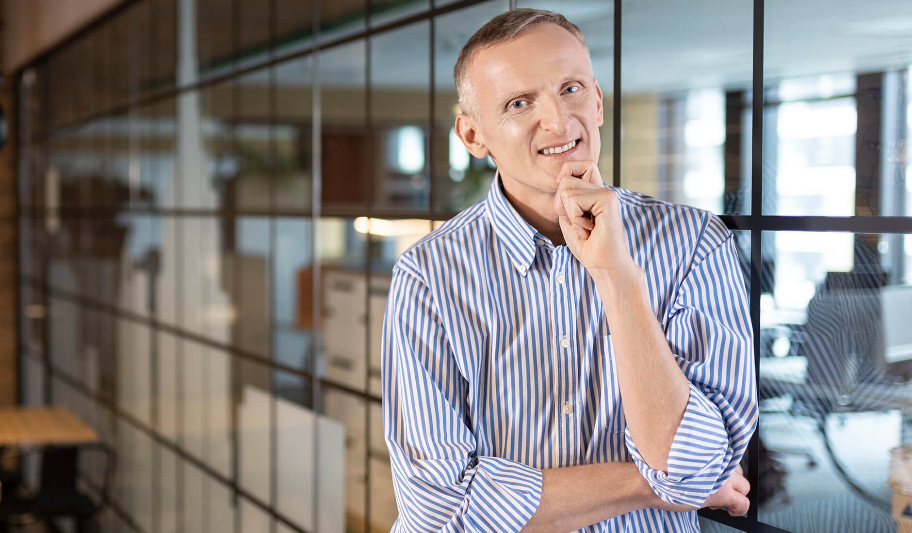 Andrzej, pracownik banku z obszaru Zrównoważonego Rozwoju.