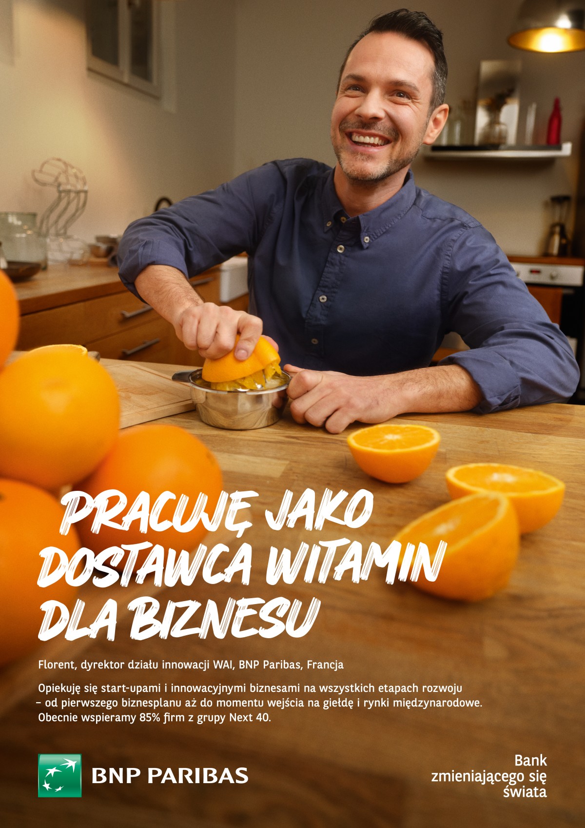 Florent - pracownik Grupy BNP Paribas