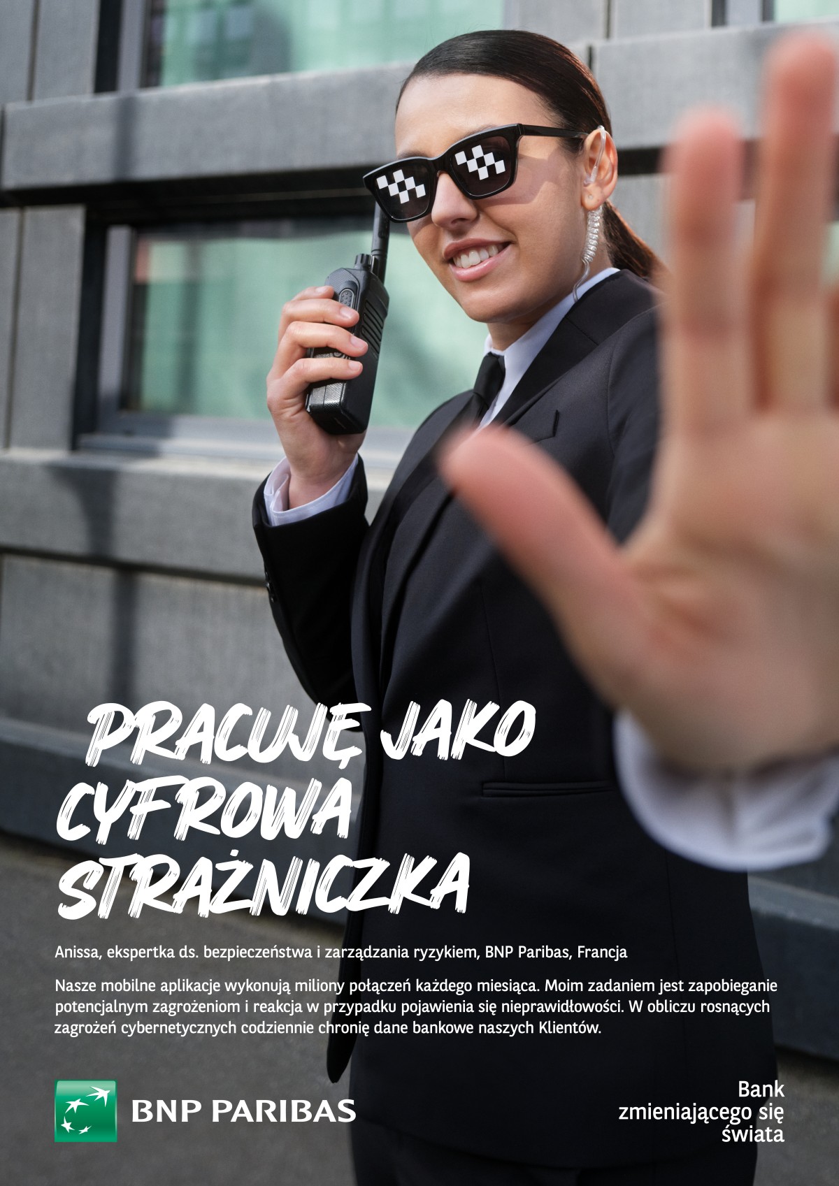 Anissa - pracowniczka Grupy BNP Paribas