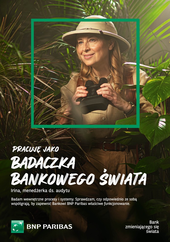 Irina - pracowniczka banku