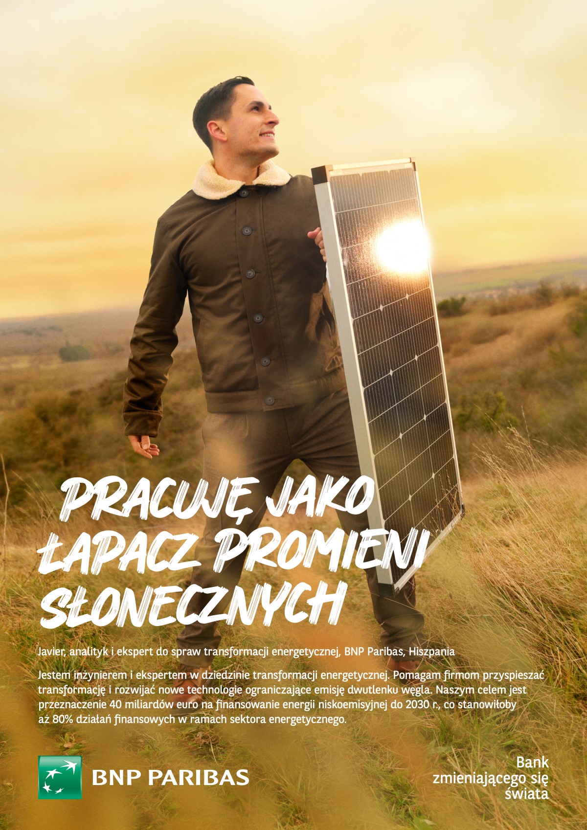 Javier - pracownik BNP Paribas