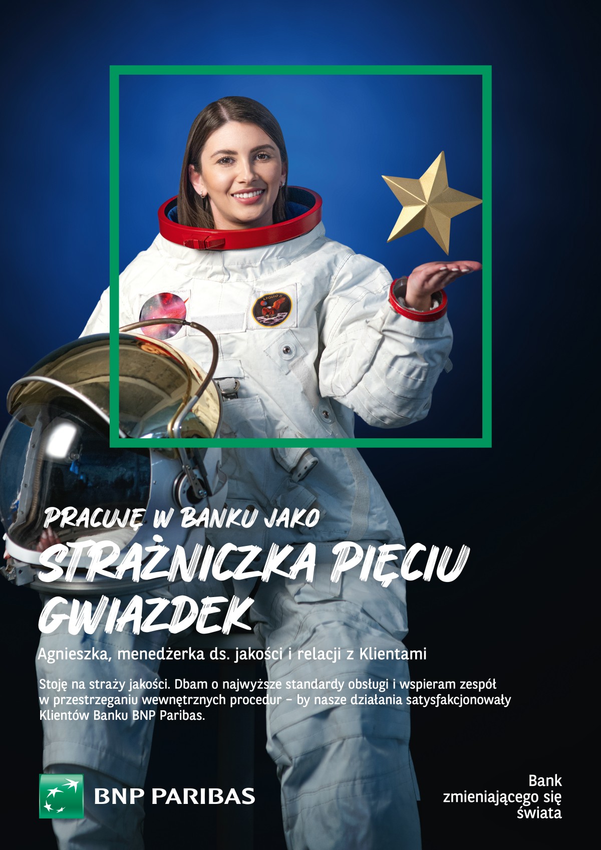 Agnieszka Gral - pracowniczka Banku BNP Paribas