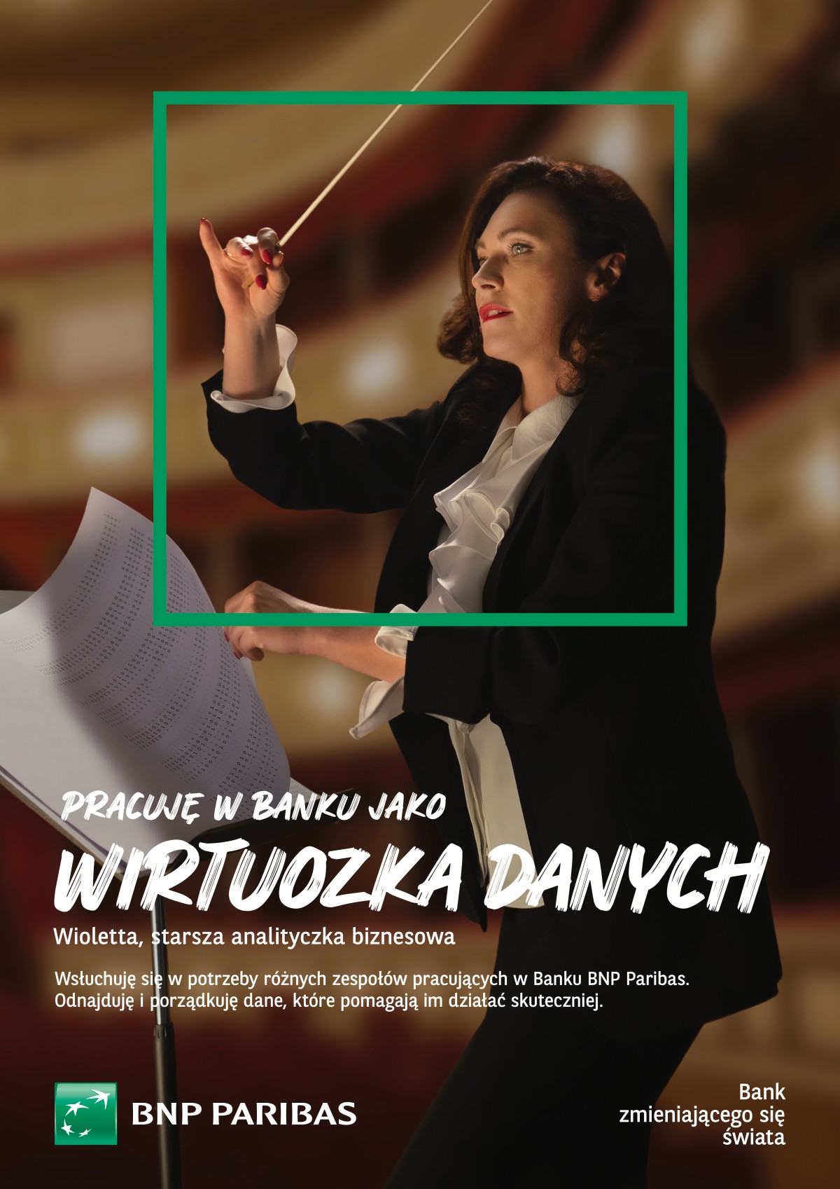 Wiola - pracowniczka banku