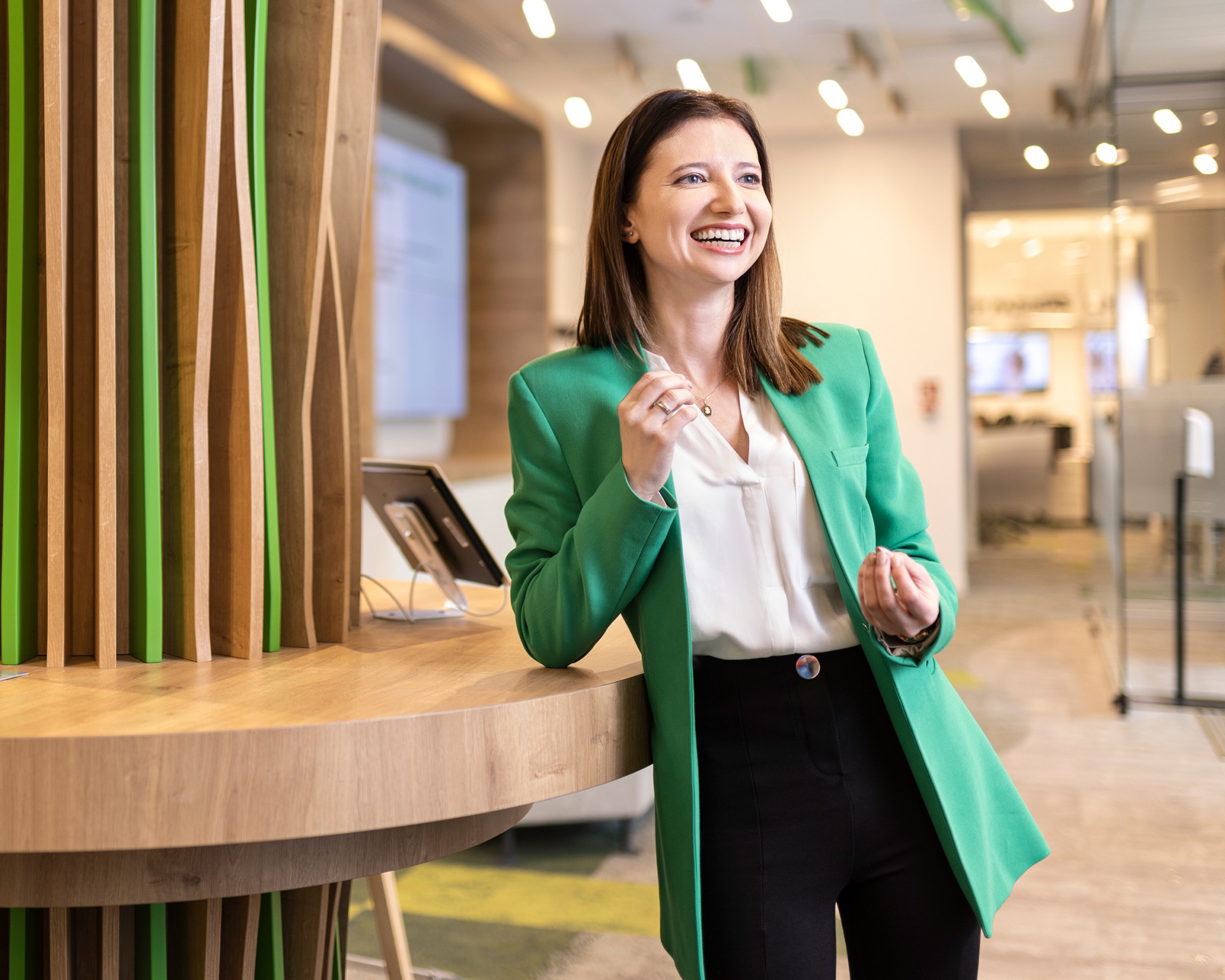 Kasia - pracowniczka banku